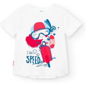 Camiseta de bebé niña con dibujo frontal