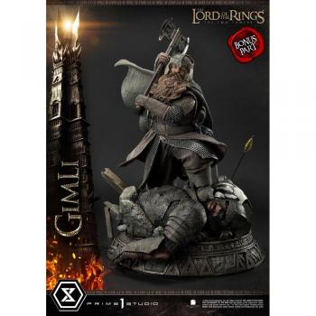 Estatua 1/4 Gimli Bonus Version - El Señor de los Anillos: Las Dos Torres - 56 cm - Prime 1 Studio