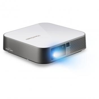 Proyector LED Portátil ViewSonic M2e Full HD, 1000 Lúmenes, Conectividad HDMI/USB/WLAN/Bluetooth, Lector de Tarjetas SD, 2 Altavoces de 3 Vatios