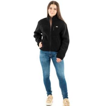 Chaqueta de Forro Polar Dickies Mount Hope con Cremallera Completa para Mujer en Negro - Talla L