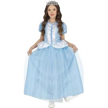 Disfraz de Princesa de Cuento azul para niña