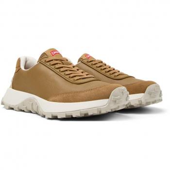 CAMPER Drift Trail VIBRAM - Women's Leather Sneakers - Brown, Size 35