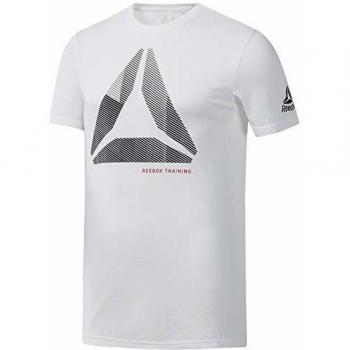 Reebok GS Ost Shift Blur tee Camiseta, Hombre, Blanco, L
