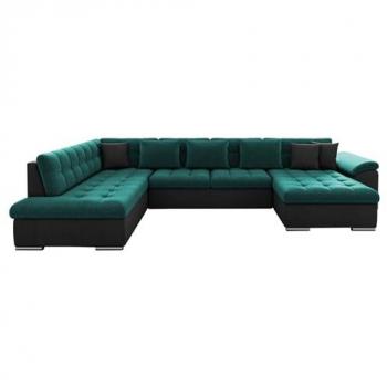 Sofá rinconero Comfivo 128, función de descanso, U-forma, 348 x 205 x 76 cm