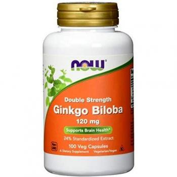 Ginkgo Biloba Double Strength 120mg - 100 Vegan Capsules