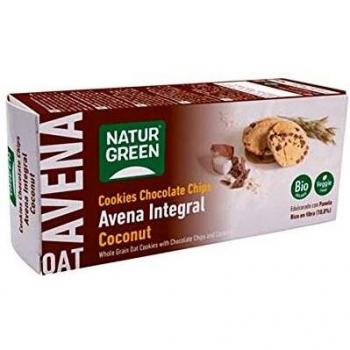 NATURGREEN Cookie de Avena Integral con Coco Bio 140 g, Multicolor, Estandar