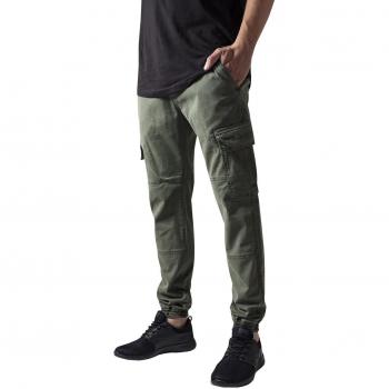 Urban Classic Washed Cargo Twill Jogging Pants Olive