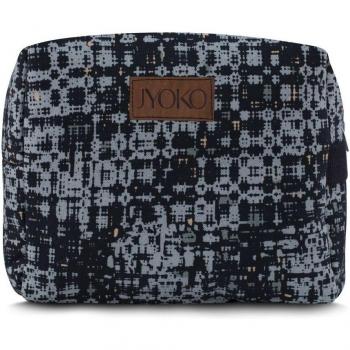 Neceser Jyoko Brooklyn Estampado de Ciudad en negro