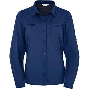 VAUDE Farley LS, Camisa Mujer, Mujer, Farley LS, Sailor Blue