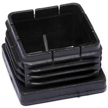 Brinox B75685N Contera Interior Cuadrada, Negro, 40 x 40 mm, Set de 50 Piezas