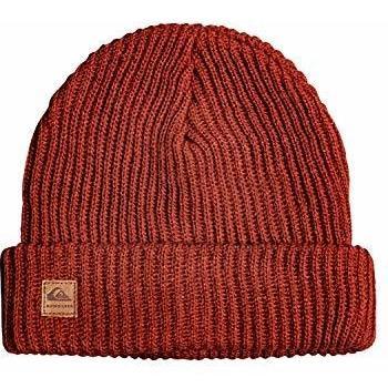 Quiksilver - Gorro con Dobladillo - Hombre - One Size - Rojo