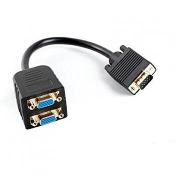 HEMBRA LANBERG AD-0020-BK - Adaptador VGA con Cable de 20cm