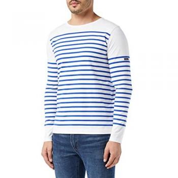 Armor-Lux Men's Arsenal Striped T-Shirt, Multicolour (White/Star Dw5), XX-Large