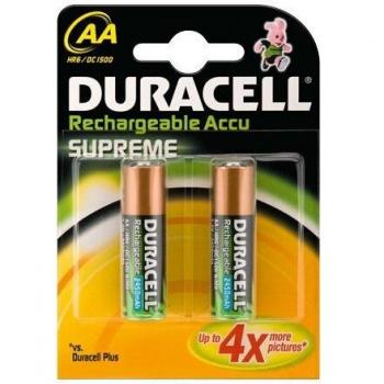 Duracell SUPREME HR6 - batería 2 x AA NiMH 2450 mAh, D203679