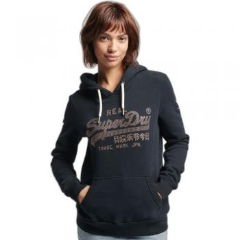 Sudadera con capucha mujer Original Vintage Bohemia Brillante Eclipse Marino
