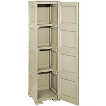 Armario de Resina Omnimodus Angora con 4 Módulos y 4 Estantes 40x47x164 cm