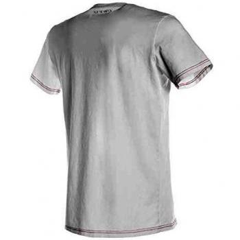 Dainese Speed Demon - Camiseta de Manga Corta para Hombre, 100% algodón, Color Blanco/Rojo, XXXL