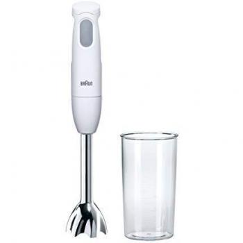 BRAUN MQ100CURRY BATIDORA MQ100 Curry 450W PIE PLASTICOq, 450 W, 600 milliliters, Plástico, Verde, Blanco