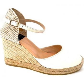 ALAPAGATA GAIMO CUÑA YUTE 8 CM BEIGE SANDALIAS DE MUJER