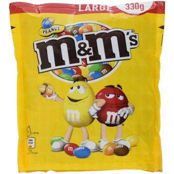 M&M's Bolitas de Cacahuete y Chocolate con Leche, 6 Packs de 330g