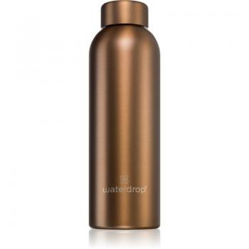 Waterdrop Thermo Steel Metal Stainless Steel Water Bottle 600 ml - Bronze Brushed