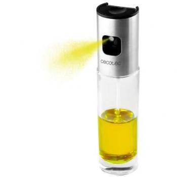 Aceitera de Spray Polka OilSpray 100ml - Cuerpo de Vidrio Resistente y Acero Inoxidable 304, Dosis Justa y Uso Cómodo