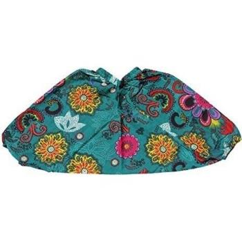 lovemeels - Pantalón - Floral - para bebé niña Grüne Blumen 12 meses