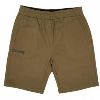 Pantalones Cortos de Baloncesto Spalding Flow Caqui - 80% Algodón