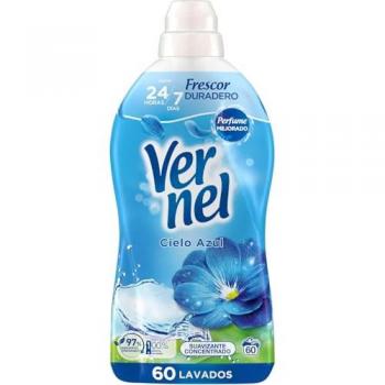Suavizante Concentrado Vernel Cielo Azul 60 Lavados 1260 ml