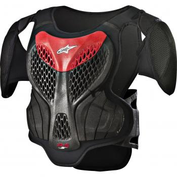 Alpinestars Youth A-5 S Body Armour - Black/Red