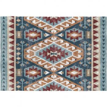 Alfombra de diseño Xenia-417 en tonos multicolor, tamaño 120 x 170 cm