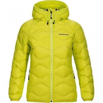 PEAK PERFORMANCE Helium Chaqueta Plumas, Mujer, Blaze Lime, XS
