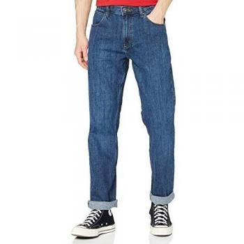 Wrangler Men's Authentic Straight Jeans, Blue