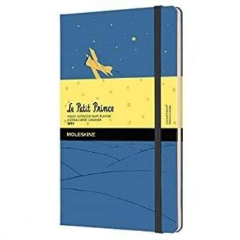 Agenda Anual 2022 Moleskine Grande Semana Vista Tapa Dura El Principito Azul Edición Limitada