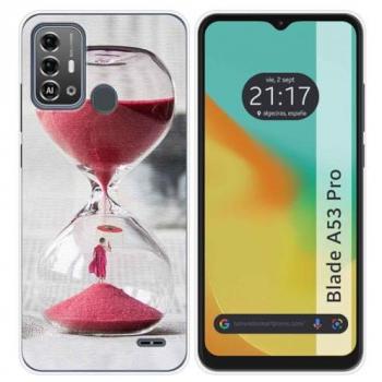 Funda Silicona Zte Blade A53 Pro con Diseño de Reloj y Dibujos