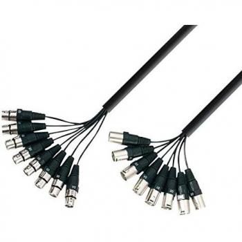 Adam Hall 3m 8-Channel XLR Male to Female Multicore Cable