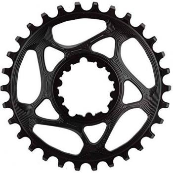 Plato Absolute Black Redondo para SRAM Direct Mount GXP y BB30, color negro, tamaño 30 dientes