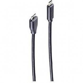 Cable USB 3.0 C macho a Micro B macho (1 m) - Shiverpeaks BASIC-S