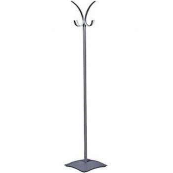 Belssia Perchero de Pie, Acero Inoxidable, Blanco, 159x30x30 cm