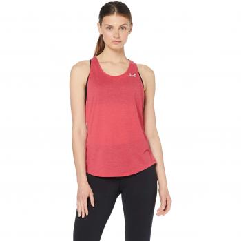 Under Armour UA Streaker 2.0 Racer Tank Tanque, Mujer, Rosa Impulse Pink/Reflective 671, S