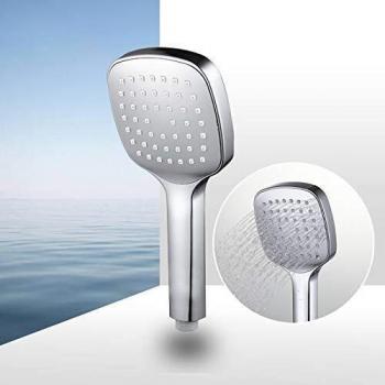 HYY-YY - Cabezal de ducha cuadrado para ahorro de agua, plástico ABS