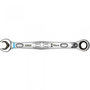 Wera 05020066001 Llaves Combinadas con Carraca, Palanca de Inversión de Giro, 0 W, 0 V, cian, 11 x 165 mm