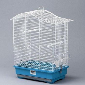 Nova - Jaula para Pájaros - 45x24,5x54 cm - Ideal para Especies de Pájaros de Tamaño Pequeño y Mediano - Incluye 2 Comederos y 2 Posaderos - Fácil de Montar y de Limpiar - Alamber