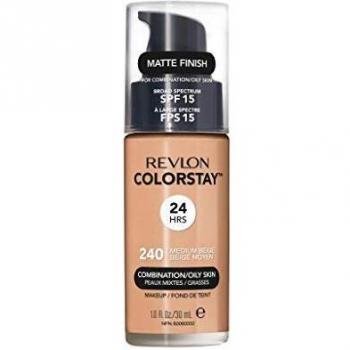 Revlon Cosmetics ColorStay™ Long-Lasting Mattifying Foundation for Oily and Combination Skin Shade 240 Medium Beige 30 ml
