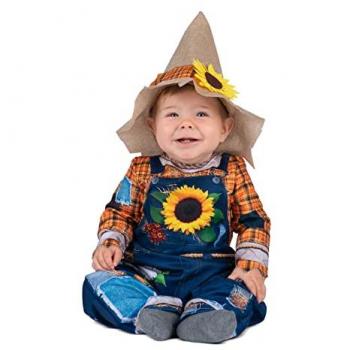 Disfraz de Espantapájaros Marrón para Niños Talla 12-24 Meses