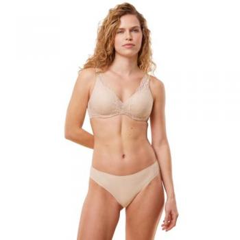 Braga Body Make Up Illusion Lace de cobertura media y pierna alta en color beige, talla 44