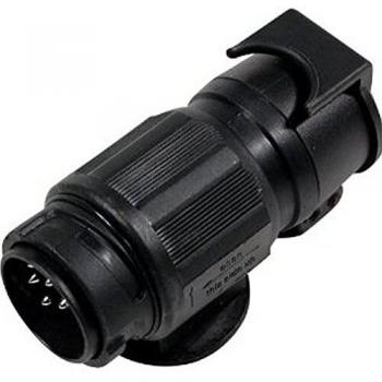 Adaptador enchufe de 13 a 7 polos camión acople de remolque accesorio cable remolque quad enchufe conexión plástico 12 V adaptador de enchufe enchufe adaptador auto turismo acople