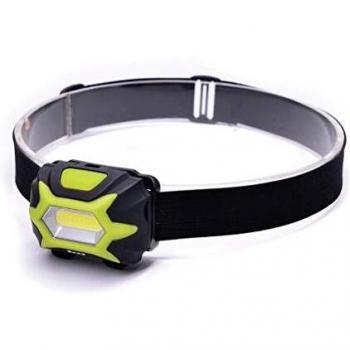 TM Electron TMTOR016 Linterna Frontal COB LED Ajustable para la Cabeza con 3W, 150 Lúmenes y 4 Modos