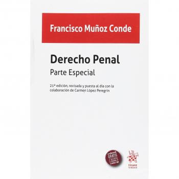 Derecho Penal Parte Especial 21ª Edición 2017 - Muñoz Conde, Francisco