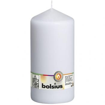 Vela Cilíndrica Bolsius Blanca 20 cm x 10 cm